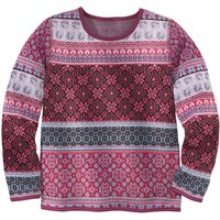 Pullover mit buntem Muster aus Bio-Baumwolle, beere-gemustert von Waschbär