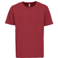 T-Shirt aus Bio-Baumwolle mit Elastan, bordeaux von Waschbär