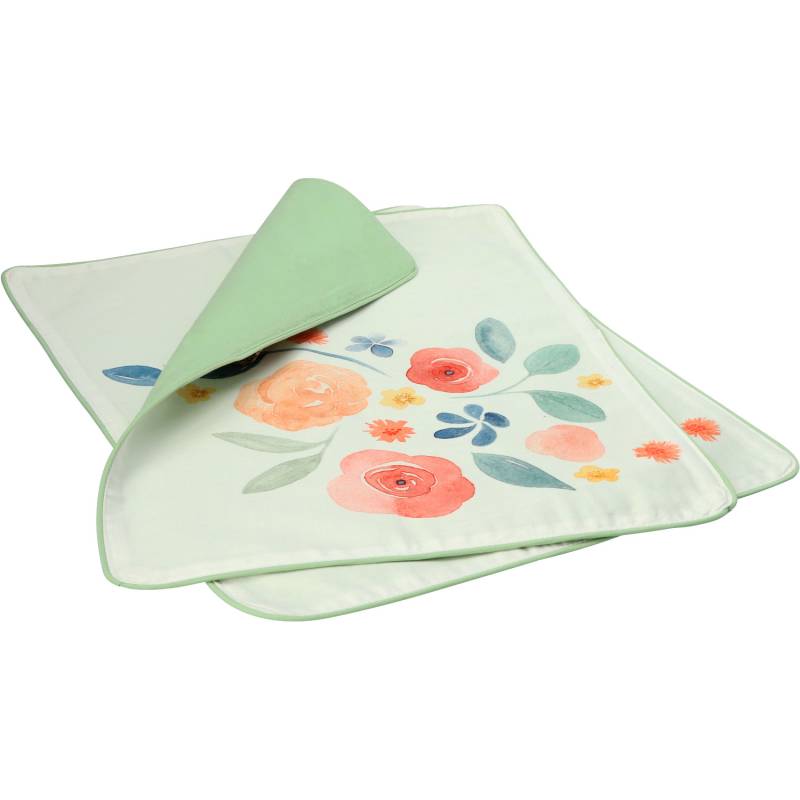 Tischsets, 2 Stück, natur gemustert 33 x 45 cm von Waschbär