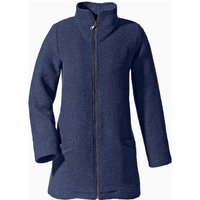 Walkjacke aus Bio-Schurwolle mit Bio-Baumwolle, jeans von Waschbär