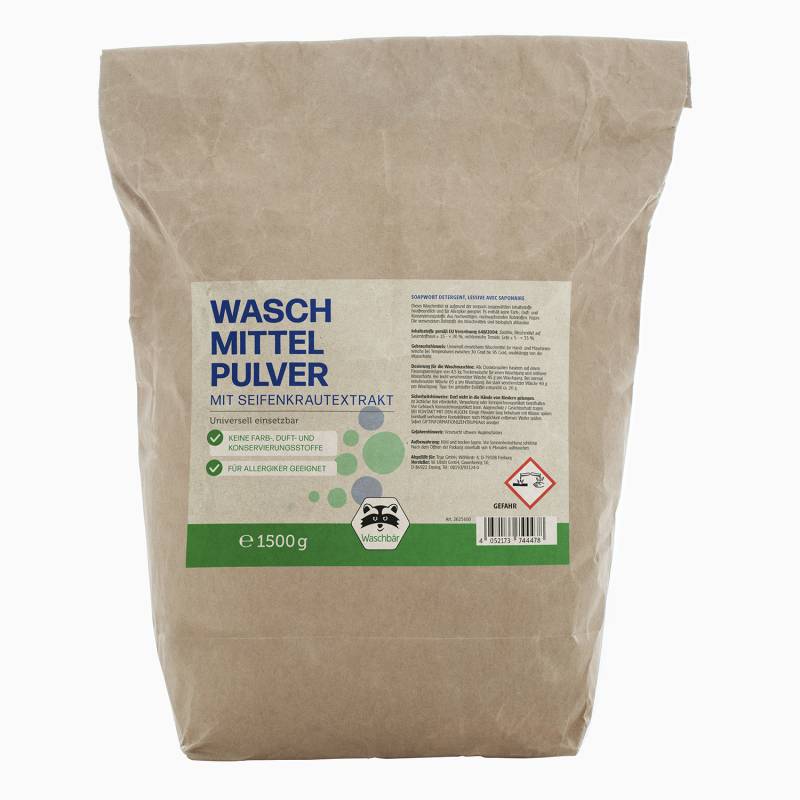 Waschmittelpulver Seifenkraut von Waschbär
