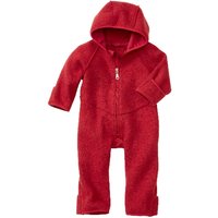 Wollwalk-Overall für Babys, rot von Waschbär