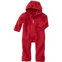 Wollwalk-Overall für Babys, rot von Waschbär