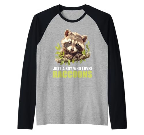 Herren Waschbären Waschbär Raglan Herren Waschbären Waschbär Raglan von Waschbären Waschbär Tier Shop