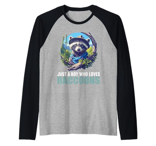 Herren Waschbären Waschbär Raglan Herren Waschbären Waschbär Raglan von Waschbären Waschbär Tier Shop