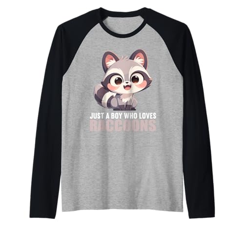 Herren Waschbären Waschbär Raglan Herren Waschbären Waschbär Raglan von Waschbären Waschbär Tier Shop
