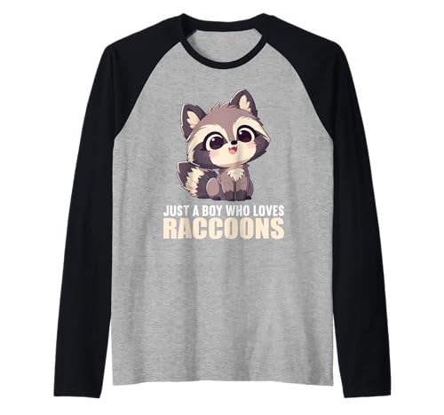Herren Waschbären Waschbär Raglan Herren Waschbären Waschbär Raglan von Waschbären Waschbär Tier Shop