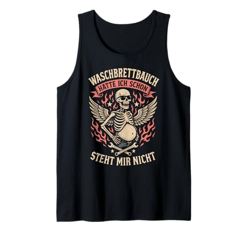 Herren Waschbrettbauch hatte ich schon - Steht mir nicht Biker Tank Top Herren Waschbrettbauch hatte ich schon - Steht mir nicht Biker Tank Top von Waschbrettbauch Spruch Lustig Witzig Ironisch