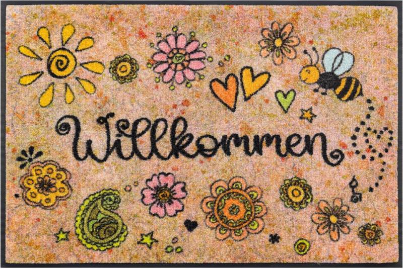 wash+dry by Kleen-Tex Fußmatte rechteckig 7 mm Höhe von Wash+dry By Kleen-Tex