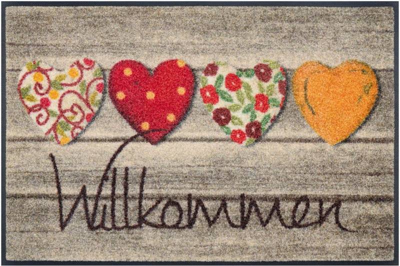 wash+dry by Kleen-Tex Fußmatte rechteckig 7 mm Höhe von Wash+dry By Kleen-Tex