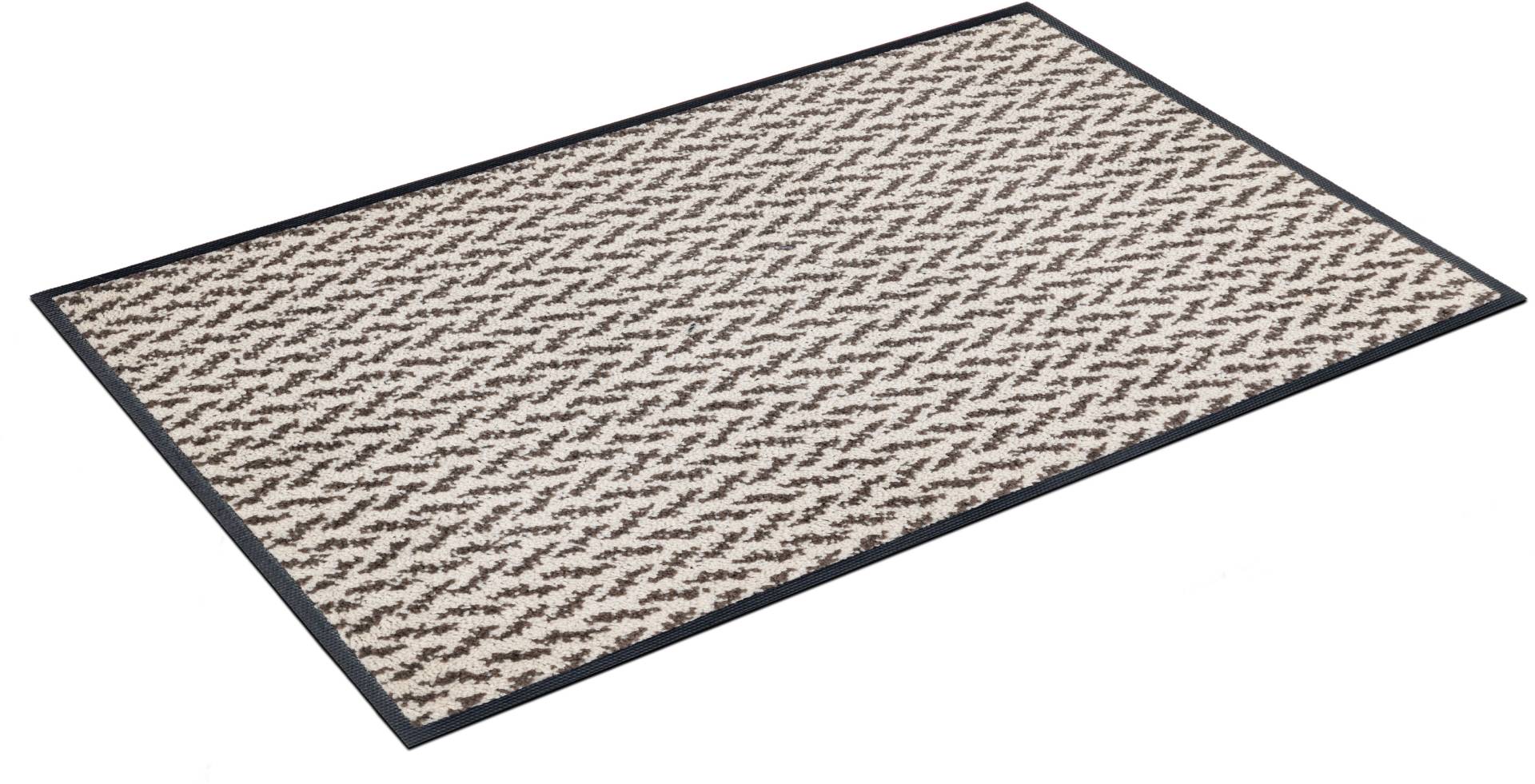 wash+dry by Kleen-Tex Fußmatte "Duo Latte" rechteckig 9 mm Höhe Schmutzfangmatte, rutschhemmend, In- und Outdoor geeignet, waschbar von Wash+dry By Kleen-Tex