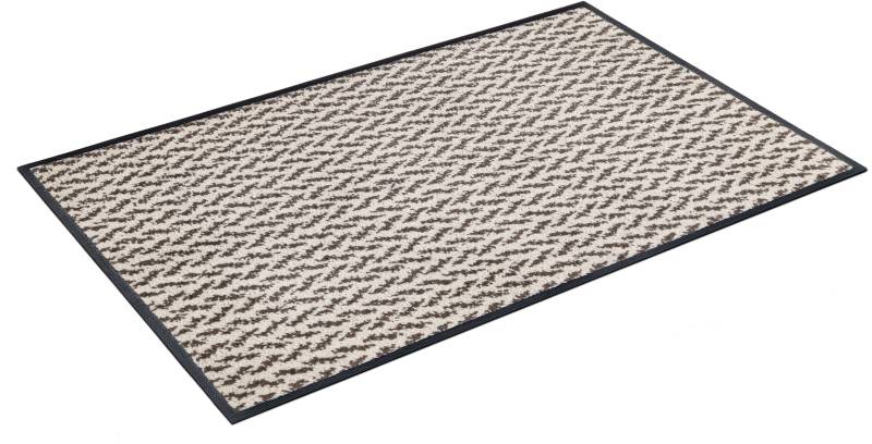 wash+dry by Kleen-Tex Fußmatte "Duo Latte" rechteckig 9 mm Höhe Schmutzfangmatte, rutschhemmend, In- und Outdoor geeignet, waschbar von Wash+dry By Kleen-Tex