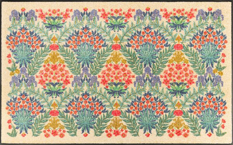 wash+dry by Kleen-Tex Fußmatte "Flower Bouquet Daylight" rechteckig 7 mm Höhe auch als Läufer erhätlich, waschbar und trocknergeeignet von Wash+dry By Kleen-Tex