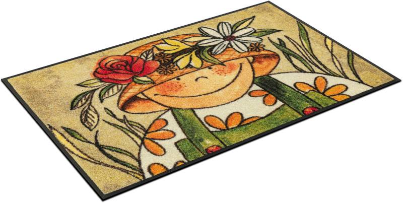 wash+dry by Kleen-Tex Fußmatte "Johanna" rechteckig 7 mm Höhe von Wash+dry By Kleen-Tex