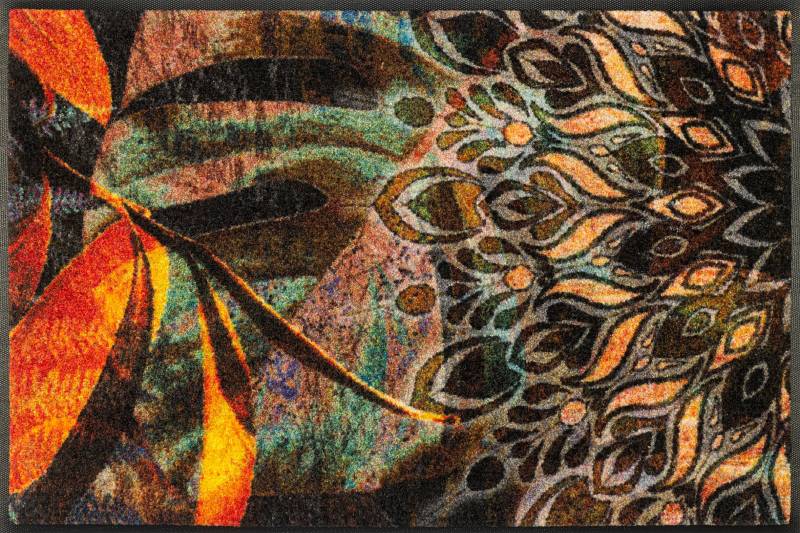 wash+dry by Kleen-Tex Fußmatte "Jungle Dance" rechteckig 7 mm Höhe von Wash+dry By Kleen-Tex