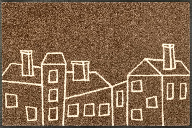 wash+dry by Kleen-Tex Fußmatte "Linecity" rechteckig 7 mm Höhe von Wash+dry By Kleen-Tex