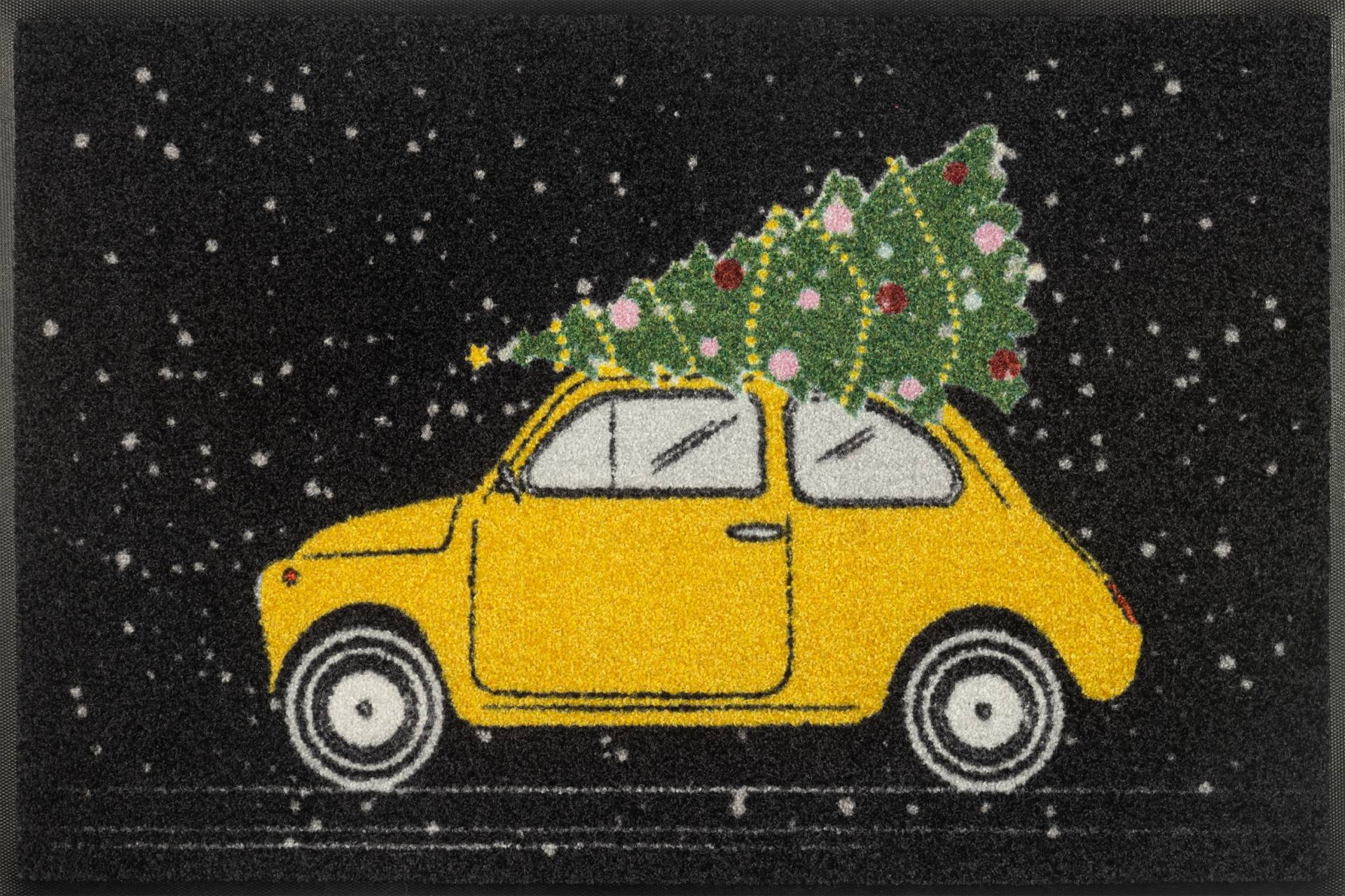 wash+dry by Kleen-Tex Fußmatte "On the way" rechteckig 7 mm Höhe von Wash+dry By Kleen-Tex