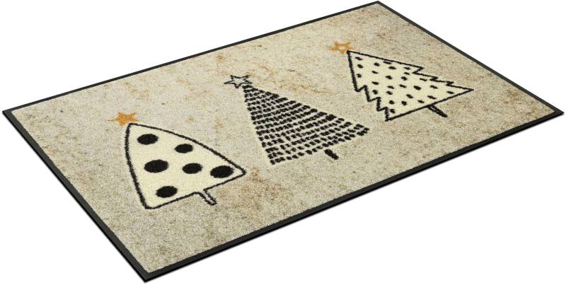 wash+dry by Kleen-Tex Fußmatte "Silent Night" rechteckig 7 mm Höhe von Wash+dry By Kleen-Tex