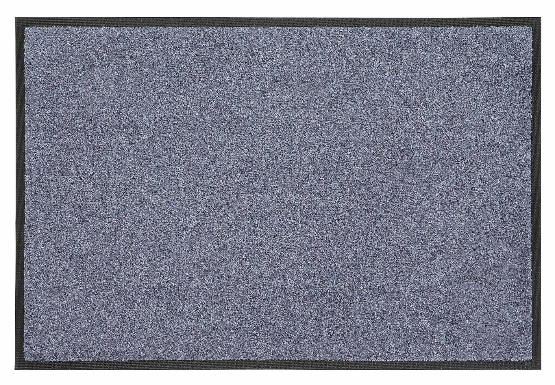 wash+dry by Kleen-Tex Fußmatte "Trend Uni, Schmutzfangmatte, waschbar" rechteckig 9 mm Höhe rutschhemmend, In- und Outdoor geeignet, auch als Läufer erhältlich von Wash+dry By Kleen-Tex