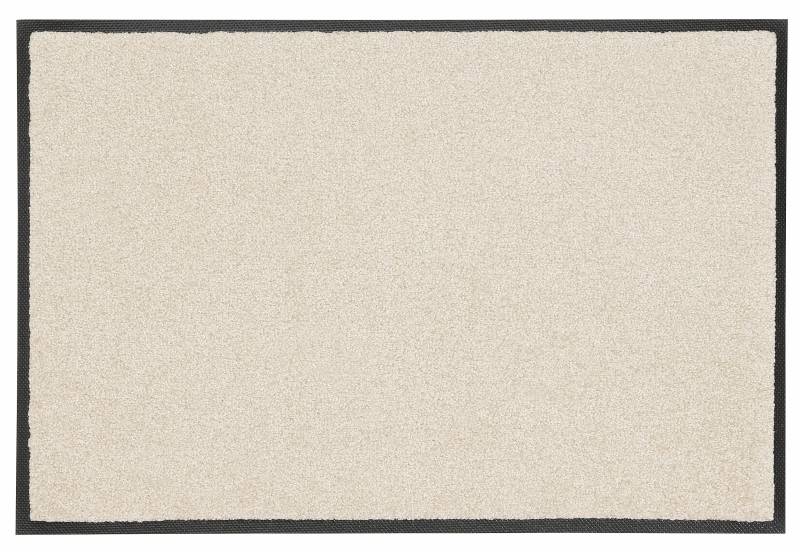 wash+dry by Kleen-Tex Fußmatte "Trend Uni, Schmutzfangmatte, waschbar" rechteckig 9 mm Höhe rutschhemmend, In- und Outdoor geeignet, auch als Läufer erhältlich von Wash+dry By Kleen-Tex