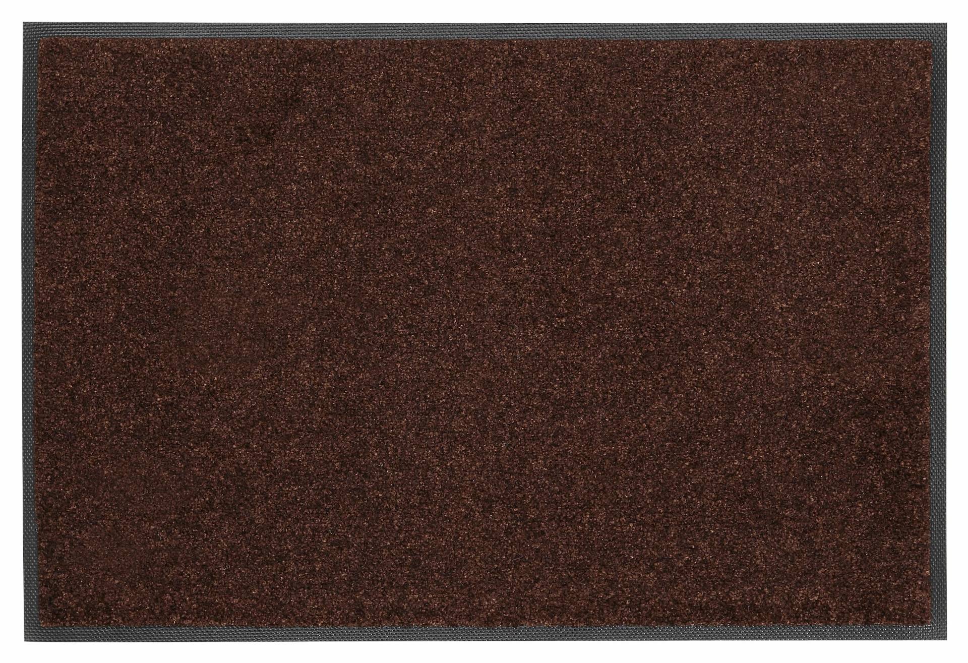 wash+dry by Kleen-Tex Fußmatte "Trend Uni, Schmutzfangmatte, waschbar" rechteckig 9 mm Höhe rutschhemmend, In- und Outdoor geeignet, auch als Läufer erhältlich von Wash+dry By Kleen-Tex