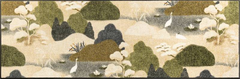 wash+dry by Kleen-Tex Fußmatte "Zen Flow" rechteckig 7 mm Höhe auch als Läufer erhätlich, waschbar und trocknergeeignet von Wash+dry By Kleen-Tex