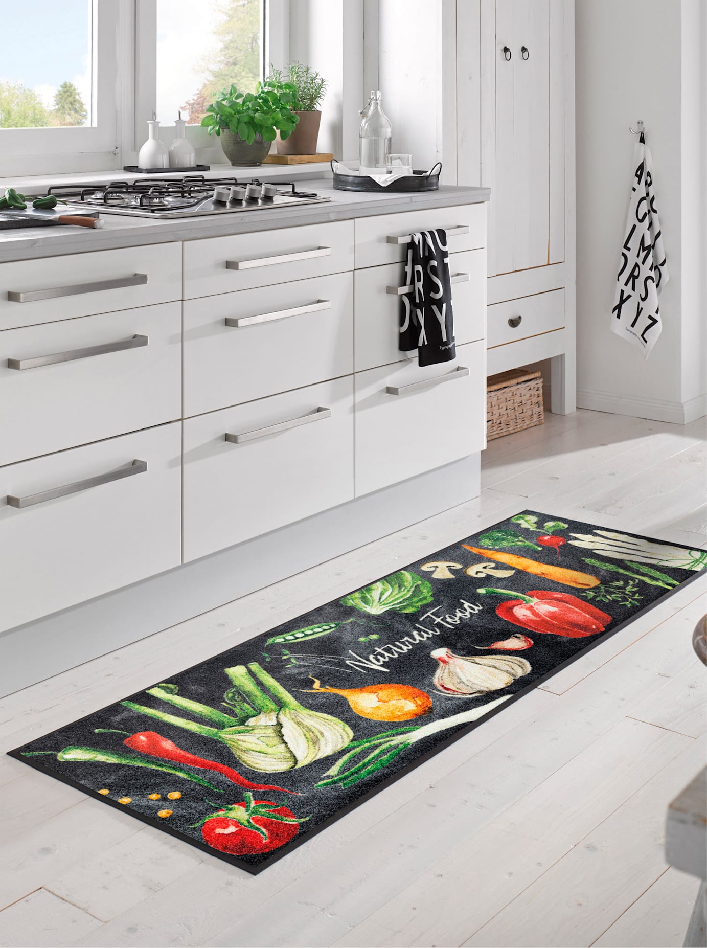 wash+dry by Kleen-Tex Fußmatte rechteckig 7 mm Höhe von Wash+dry By Kleen-Tex