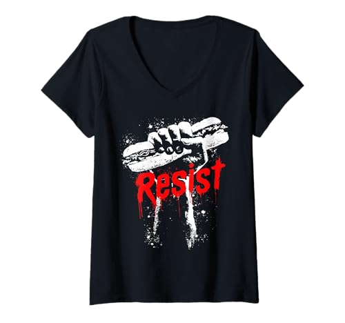 Damen Sandwich Guy DC Vereinigte Staaten T-Shirt mit V-Ausschnitt Damen Sandwich Guy DC Vereinigte Staaten T-Shirt mit V-Ausschnitt von Washington Free DC Sandwich