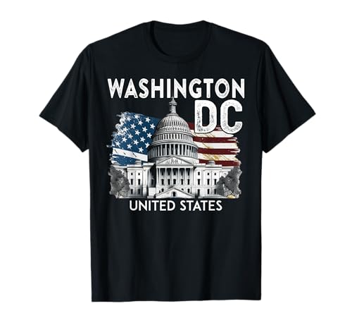 Washington DC Capitol Hill USA Souvenirs Geschenke Männer Frauen Kind T-Shirt Washington DC Capitol Hill USA Souvenirs Geschenke Männer Frauen Kind T-Shirt von Washington Root DC Capitol Home City Flag-Souvenir