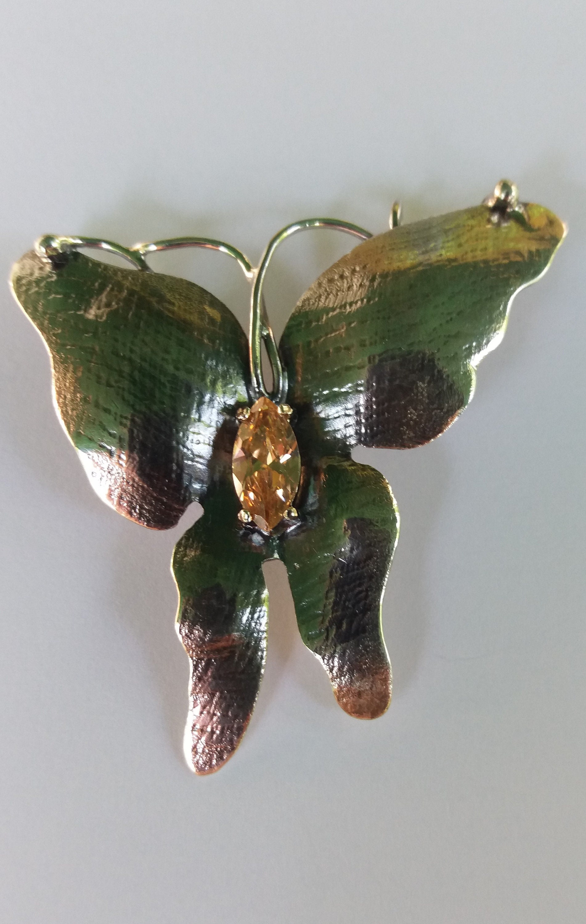 Anhänger - Schmetterling Mit Zirkon Anhänger - Schmetterling Mit Zirkon von WasiewiczArt