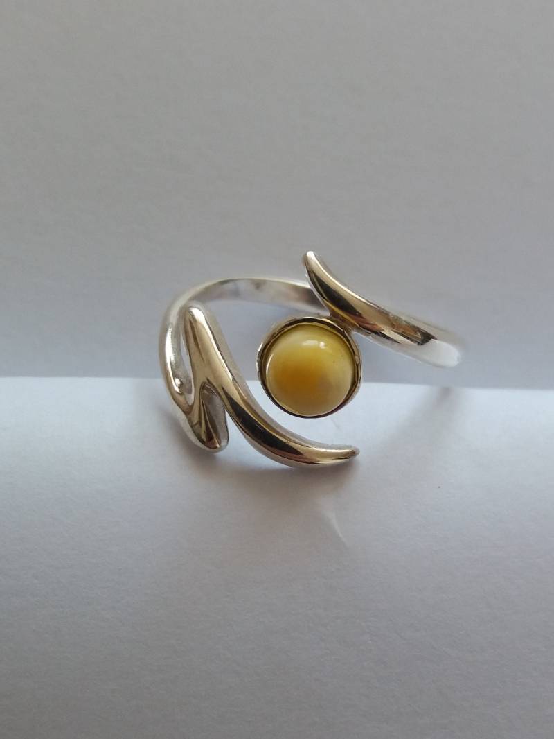 Silberring Mit Bernstein Silberring Mit Bernstein von WasiewiczArt
