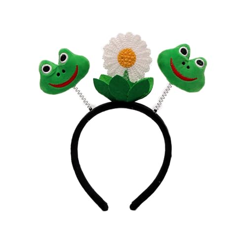Wasise Frosch-Stirnband – Stirnbänder für Mädchen, grüne Kinder-Haarbänder, weicher Haarreif, elastisch, Frosch, lustiges grünes Zubehör, Kinder-Tanzaufführung, verkleidet Stirnband, Haarnadel Wasise Frosch-Stirnband – Stirnbänder für Mädchen, grüne Kinder-Haarbänder, weicher Haarreif, elastisch, Frosch, lustiges grünes Zubehör, Kinder-Tanzaufführung, verkleidet Stirnband, Haarnadel von Wasise