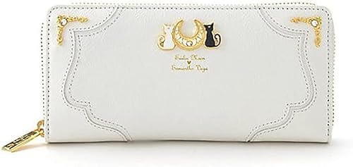 Waslary Anime Portmonee Damen Niedliche Geldbörse PU Leder Brieftasche Unisex mit Reißverschluss und viele Fächer 19,5 × 9,5 × 2,2 cm von Waslary