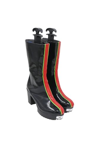 Waslary Hunters Stiefel Erwachsene Anime Cosplay Kampfstiefel Leder Damen Mira Kostüm Zubehör Schuhe Stiefel von Waslary