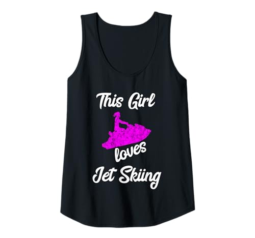 Damen This Girl Loves Jetski Fahren Wasser Jet Ski Boot Fahrerin Tank Top Damen This Girl Loves Jetski Fahren Wasser Jet Ski Boot Fahrerin Tank Top von Wasser Jetski Sport Wassermotorrad Jetboot