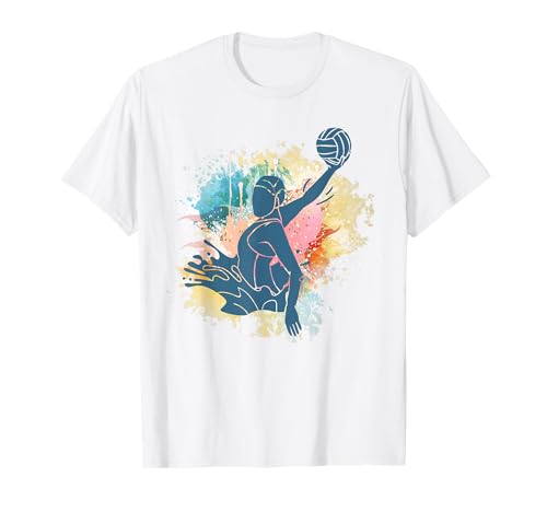 Wasserball Spielerin Wassersport Team Frauen Wasserball T-Shirt Wasserball Spielerin Wassersport Team Frauen Wasserball T-Shirt von Wasserball Geschenke Frauen Wasserball Spielerin