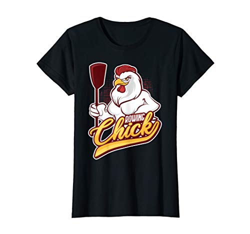 Damen Rudern Rowing Chick Ruderin Rudersport Geschenk Outfit T-Shirt Damen Rudern Rowing Chick Ruderin Rudersport Geschenk Outfit T-Shirt von Wassersport Ruder Geschenke für Damen & Herren