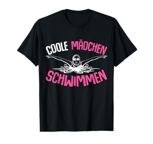 Coole Mädchen Schwimmen Schwimmerin Schwimm Kinder T-Shirt Coole Mädchen Schwimmen Schwimmerin Schwimm Kinder T-Shirt von Wassersport & Schwimmer Geschenke