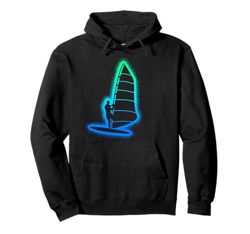 Windsurfen Windsurfer Kinder Herren Jungen Windsurf Pullover Hoodie Windsurfen Windsurfer Kinder Herren Jungen Windsurf Pullover Hoodie von Wassersport und Windsurfing Designs