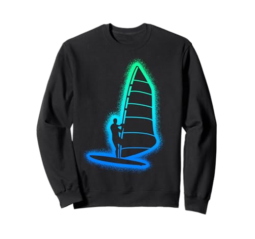 Windsurfen Windsurfer Kinder Herren Jungen Windsurf Sweatshirt Windsurfen Windsurfer Kinder Herren Jungen Windsurf Sweatshirt von Wassersport und Windsurfing Designs