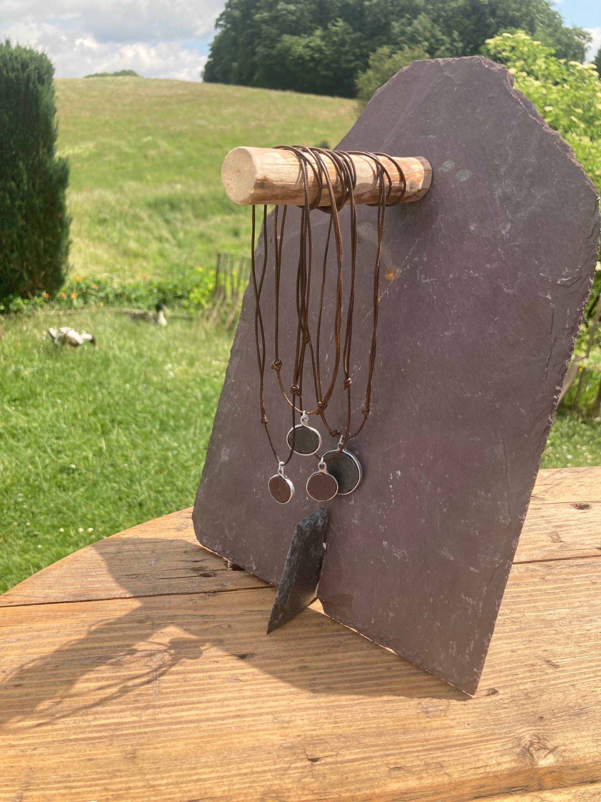 Schmuck, Schiefer, Schieferschmuck, Ohrstecker Schmuck, Schiefer, Schieferschmuck, Ohrstecker von WastedEnergyDesign