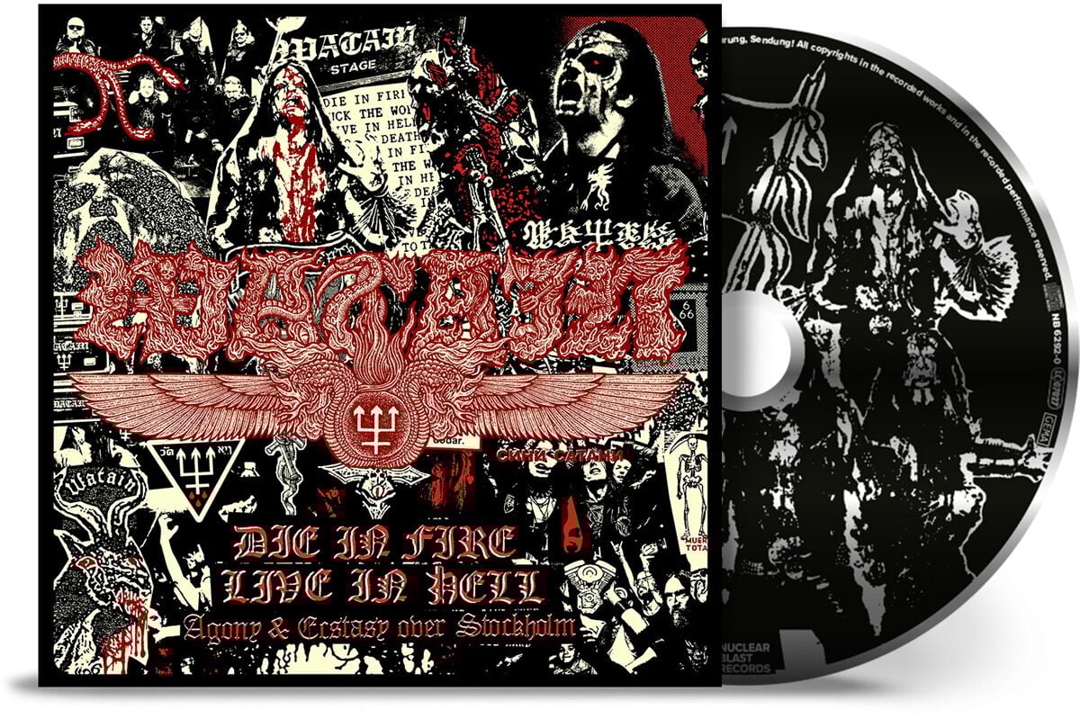 Watain Die in fire - Live in hell CD multicolor Watain Die in fire - Live in hell CD multicolor von Watain