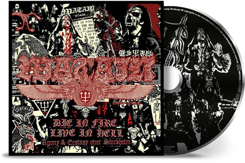 Watain Die in fire - Live in hell CD multicolor von Watain
