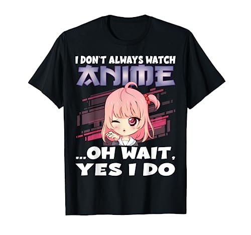 Lustig Watch Anime Girl Graphic Manga Anime Merch Japanese T-Shirt von Watch Anime Merch Japan Kawaii Manga Otaku