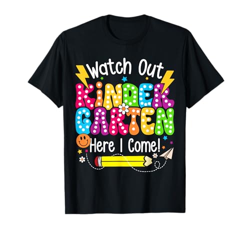 Vorsicht Kindergarten Back to School Kindergarten Kinder T-Shirt Vorsicht Kindergarten Back to School Kindergarten Kinder T-Shirt von Watch Out Kindergarten Here I Come Back to School