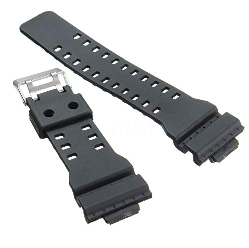 Ersatz-Uhrenarmband für Casio G-Shock GA-100 G8900 10347688, schwarzes Gummiharz Ersatz-Uhrenarmband für Casio G-Shock GA-100 G8900 10347688, schwarzes Gummiharz von g24
