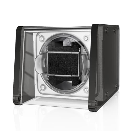 Watch Winder Smith Uhrenbeweger mit Mittelrotationsstoppfunktion - Uhrenbeweger für 1 Uhr - für großen Herren Automatikuhren (Natürlich/Grau) von Watch Winder Smith