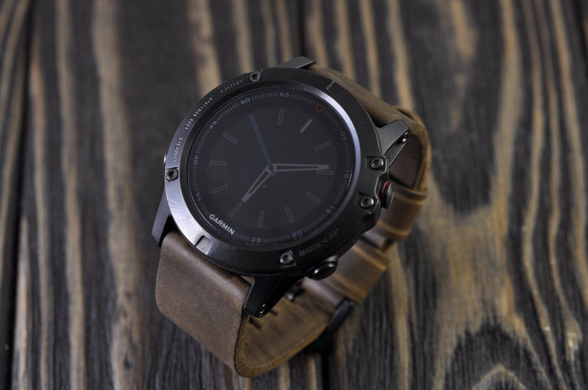 Leder Herren Uhrenarmband Für Die 5/5S/5S/5x Und Die 3 Sportuhren Von Dernix Fenix Olive von WatchSoviet