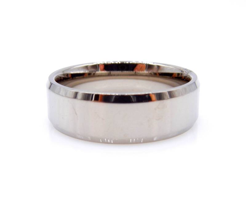 Titan-Band - Männer Ring Größe 14-8 Mm Breit Gentleman Band Hochzeit Verlobung Geringes Gewicht Geschenke Für Ihn Mann-Band # 4595 von WatchandWares