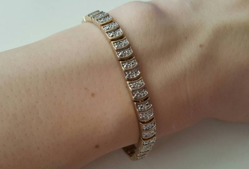 Gold Über 925 Sterling Silber Damen Verbindung Bracelet Gold Über 925 Sterling Silber Damen Verbindung Bracelet von WatchesAndJewels